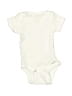 Gerber 100% Cotton Solid Ivory Short Sleeve Onesie Size Newborn - photo 1