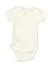 Gerber 100% Cotton Solid Ivory Short Sleeve Onesie Size Newborn - photo 2