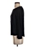 Mango 100% Viscose Black Long Sleeve T-Shirt Size XS - photo 5