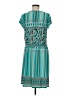 Laundry by Design Print Teal Casual Dress Size M - photo 2
