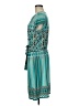 Laundry by Design Print Teal Casual Dress Size M - photo 5