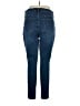 Ava & Viv Solid Blue Jeans Size 16W - photo 2