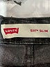 Levi's Chevron-herringbone Black Jeans Size 10 - photo 3