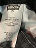 Levi's Chevron-herringbone Black Jeans Size 10 - photo 4