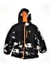 Hurley 100% Polyester Graphic Black Snow Jacket Size 10 - 12 - photo 1