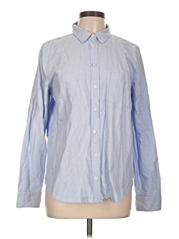 J.Crew Factory Store Long Sleeve Button-Down Shirt (view 1)