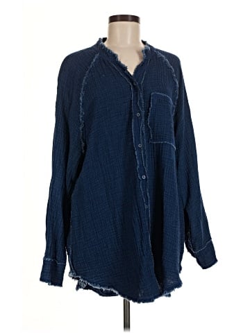 Aerie Long Sleeve Blouse (view 1)