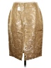 Isda & Co Gold Silk Skirt Size 8 - photo 2