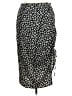Shein 100% Polyester Print Black Casual Skirt Size 1XL - photo 1