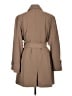 Gallery 100% Polyester Tan Trenchcoat Size 10 - photo 2