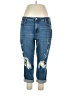 Old Navy Graphic Blue Jeans Size 18 - photo 1