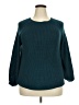Jessica Simpson Solid Teal Pullover Sweater Size XL - photo 1