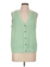 Garnet Hill Green Sweater Vest Size L - photo 1