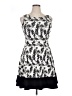 Le Lis Graphic Black Cocktail Dress Size XL - photo 1