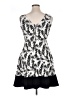 Le Lis Graphic Black Cocktail Dress Size XL - photo 2