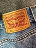 Levi's 100% Cotton Blue Denim Shorts Size 24 waist - photo 3