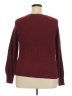 Jessica Simpson Solid Burgundy Pullover Sweater Size XL - photo 2