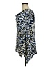 Chaus Animal Print Blue Long Sleeve Blouse Size XL - photo 5