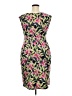 Connected Apparel Floral Pink Cocktail Dress Size 16 - photo 2