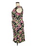 Connected Apparel Floral Pink Cocktail Dress Size 16 - photo 5