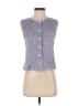 J.Crew Blue Sleeveless Button-Down Shirt Size 0 - photo 1