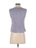 J.Crew Blue Sleeveless Button-Down Shirt Size 0 - photo 2