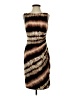 Anne Klein Tie-dye Brown Cocktail Dress Size 4 - photo 1