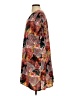 Halogen 100% Polyester Print Orange Casual Dress Size S - photo 5