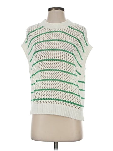 Madewell Open-Stitch Sweater Tee in Stripe (view 1)