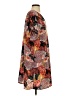 Halogen 100% Polyester Print Orange Casual Dress Size S - photo 4