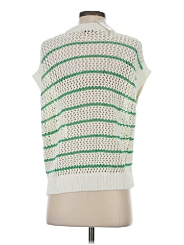 Madewell Open-Stitch Sweater Tee in Stripe (view 2)