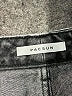 PacSun 100% Cotton Chevron-herringbone Gray Jeans Size 26 waist - photo 7