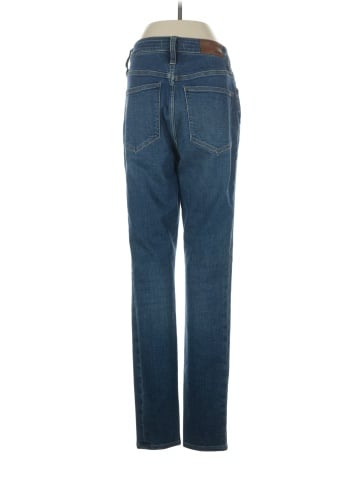 Madewell Tall Curvy High-Rise Skinny Jeans in Wendover Wash: TENCEL&trade; Denim Edition (view 2)
