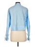 J.Crew Collection 100% Cotton Blue Long Sleeve Blouse Size 10 - photo 2