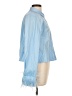 J.Crew Collection 100% Cotton Blue Long Sleeve Blouse Size 10 - photo 4