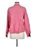 Talbots 100% Silk Pink Long Sleeve Silk Top Size 18 - photo 2