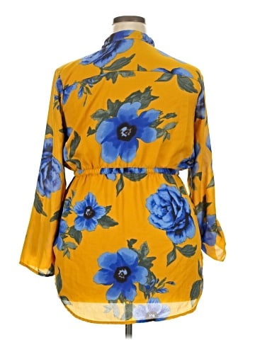 Blush 3/4 Sleeve Blouse (view 2)
