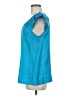 Express Design Studio 100% Polyester Teal Short Sleeve Blouse Size M - photo 5