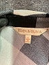 Eden & Olivia Checkered-gingham Black 3/4 Sleeve Blouse Size L - photo 7