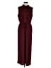 Espresso 100% Polyester Solid Burgundy Jumpsuit Size L - photo 1