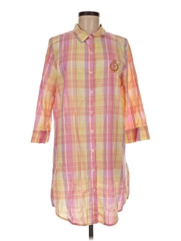 Chaps 3/4 Sleeve Button-Down Shirt (view 1)