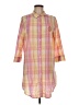 Chaps 100% Cotton Yellow 3/4 Sleeve Button-Down Shirt Size M - photo 1