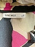 Nine West 100% Polyester Print Gold Shorts Size 1X - photo 3
