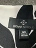 Ronni Nicole Graphic Black Cocktail Dress Size 16W - photo 7