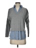 Adrianna Papell Gray Pullover Sweater Size XS - photo 1