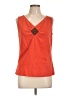 St. John's Bay 100% Cotton Orange Sleeveless Top Size L - photo 1