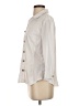Unbranded Ivory 3/4 Sleeve Button-Down Shirt Size S - photo 5