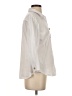 Unbranded Ivory 3/4 Sleeve Button-Down Shirt Size S - photo 4