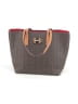 Halston Tweed Brown Tote One size - photo 1