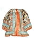 MULTIPLES 100% Polyester Orange Swimsuit Cover Up Size 1X - photo 2